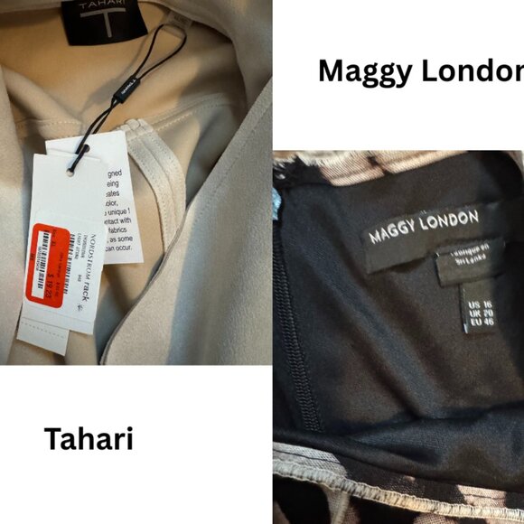 MBNWT Maggy London Dress + BNWT Tahari Jacket | Size 16 | Elegant Occasion Set - Picture 3 of 3